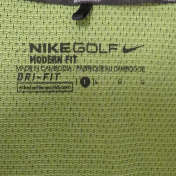 Nike Golf Shirt. Green.  Size L. Modern Fit. Excellent Condition. - Picture 4 of 4